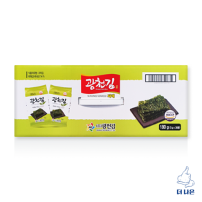 광천김 광천 파래식탁김5g X 36입, 180g, 1개