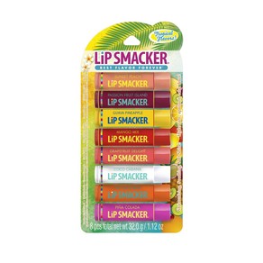 Lip Smacke Flavoed Lip Balm Topic Feve 8 Count Lip Smacke 플레이버 립밤 Topic Feve 8개(1팩) 패션 프루트, 열대열, 1개