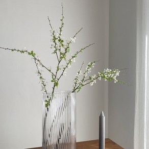 [프롬원더랜드] 설유화 조팝 조화가지 88cm/ 1개입, 1개