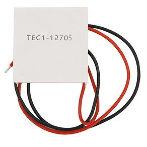 펠티어 열전소자 냉각소자 Peltie TEC1-12705 40mm, 1개