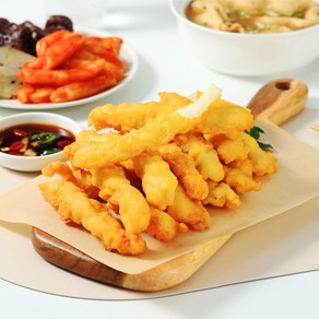 삼덕푸드 국내생산 통살 수제 오징어튀김 3kg 업소용 벌크포장, 1개