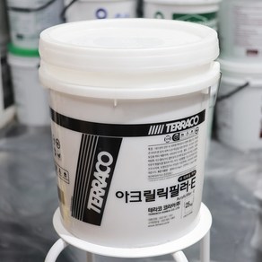 테라코 핸디코트 워셔블 25kg / 내부용 퍼티 다용도실, 1개