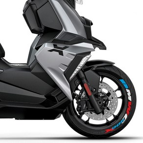 그리븐 2세대 BMW C400X 로고 타이어레터링 휠스티커 데칼, 테이프타입, 1개