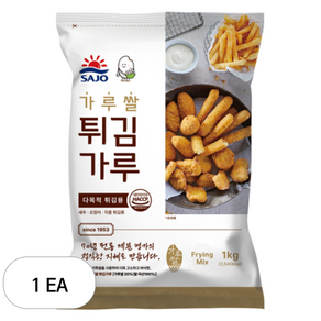 사조동아원 가루쌀 튀김가루, 1kg, 1개