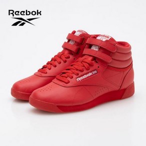 리복 Reebok 프리스타일 하이 남성 여성 하이탑 운동화 레드