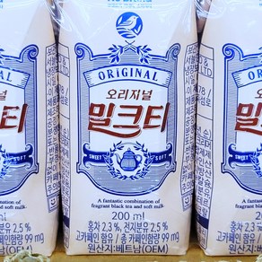노브랜드 오리지널 밀크티 (200ml x 4팩) x 4세트 대용량, 200ml, 16개