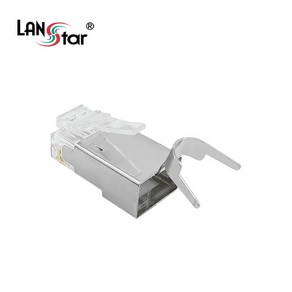 LANsta CAT.7 STP 모듈러 랜커넥터(1개)/LS-CAT7-750/UL인증/50u/8P8C/RJ45 플러그/얼터네이트 구조/CAT.6A/CAT.7 랜케이블 제작시 사용되, 1개