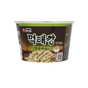 농심 먹태깡 큰사발면 청양마요맛, 1개