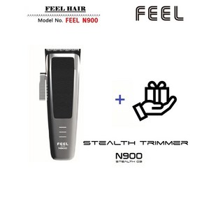 [FEEL JAPAN] FEEL N900 이발기 (+추가구성품) 해외직구 전문가용 바리깡 고급미용실 필재팬 n-900 일본헤어스타일 스텔스 트리머 조용한이발기, 구성1) 토끼털깔판