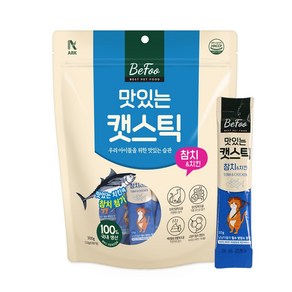 베푸 맛있는 캣스틱 고양이 간식 파우치, 30개, 10g, 참치&치킨맛