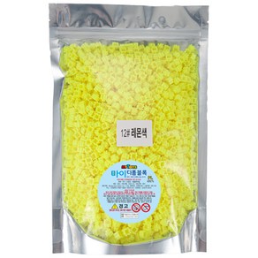 MYTOYS 마이디폼블럭 8mm No.12 레몬색 500g (약 2 650피스), 1개