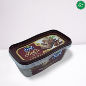 Tukish Egul Band Tahini Halva With Cocoa 터키 에르굴 브랜드 타히니 할바(코코아 포함), 5개, 300g