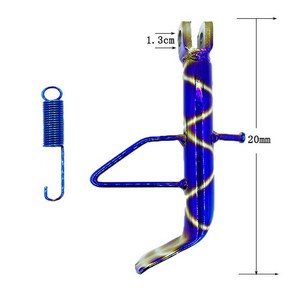 오토바이 받침대 주차 스피릿비스트 킥스탠드, 조절불가능한불타는티타늄사문석(스프링보내기)
