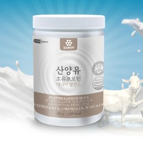 코오롱제약 산양유 초유프로틴 280g 단맥질 분말 헬스보충제 어른분유 영양제, 1개