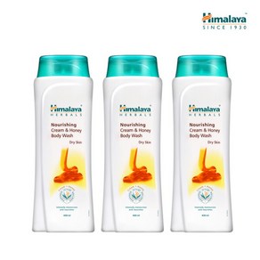 [히말라야] 대용량 크림&허니 바디워시 400ml * 3개