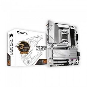 GIGABYTE 정품 기가바이트 B650 AORUS ELITE AX ICE 제이씨현 M-ATX DDR4 AMD 메인보드