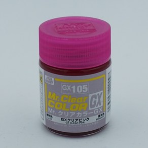 군제 Mr 하비 GX105 클리어 핑크유광 18ml 락카도료