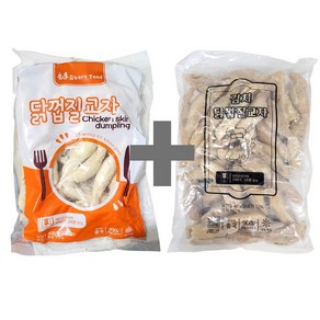 김치 닭껍질 교자 900g + 닭껍질 교자 900g, 1.8kg, 1세트