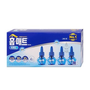 홈매트 리퀴드 에스 리필 4개입, 116ml, 1개