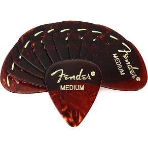 Fende Pick Totoise Shell 351 Shape Medium [12], 1개