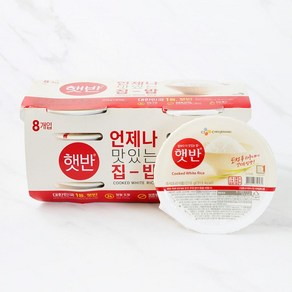 CJ 햇반 아산맑은쌀밥 210g x 8개