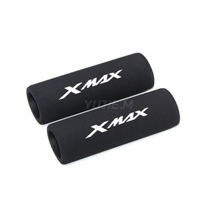 [호환] 야마하 XMAX 400 300 250 125 오토바이 핸들 미끄럼 방지 커버 소프트 스폰지 그립 보호대 액세서, 01 XMAX, 1개