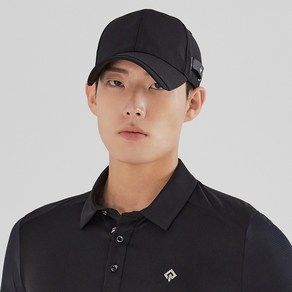 남성 사이드 라벨 포인트 6각 캡 RMACL1801-199, BLACK, 000, 1개