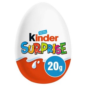 Kinde Supise Milk Chocolate Single Egg 킨더 서프라이즈 밀크 초콜릿 싱글 에그 20g 10개