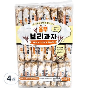 율무 보리과자 48개입, 600g, 4개