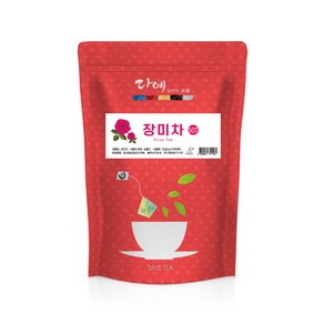 다예 장미차 지퍼백 티백차 50개, 1개, 50개입, 50g