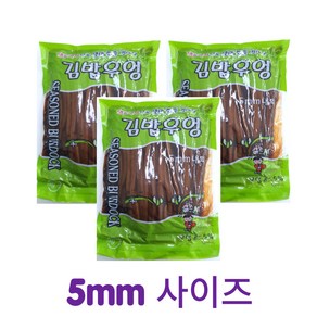 [초특가] 체인점 쓰는 남국 원효 김밥 우엉조림 1KG (5mm), 3개