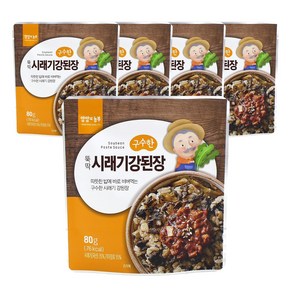 구수한 뚝딱 시래기 강된장 80g, 5개