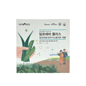 유니베라 알로에버 플러스(2gx 180포), 1박스, 360g