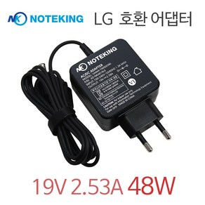 노트킹 LG 모니터 24MP76HM 24MP88TM 19V 1.7A 32W 40W 45W 호환 일체형 아답터, NK4519L6, 1개