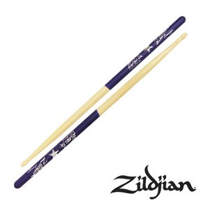 Zildjian 질젼 시그네쳐 보라색 드럼스틱 Ringo Sta Atist Seies ZASRS 1조, 1개