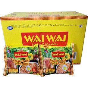 Wai Wai Instant Nepali Noodles (Halal Chicken Flavou) 와이와이치킨라면 75g Halal 할랄, 30개