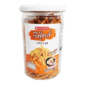 태국 VFOODS 테이스티스틱 비스킷 매콤한맛 150g 태국간식 수입과자 Tasty Sticks Biscuits Five Tasty