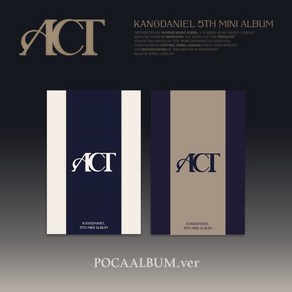 강다니엘 (KANGDANIEL) - 미니앨범 5집 : ACT [POCAALBUM ve.][2종 SET]