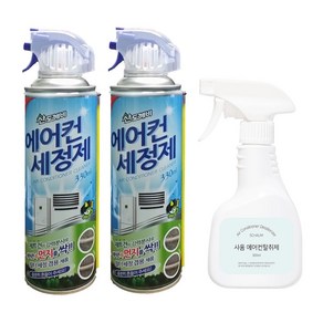 산도깨비 에어컨세정제 2개+샤움 에어컨 항균탈취제 1개 930ml, 3세트