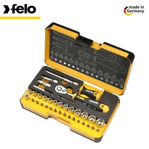 펠로 Felo 1/4인치 소켓비트세트 R-GO XL / 057 836 16