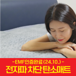 [국내생산] 드림온 극세사 탄소매트 리얼카본 온열 EMF 그래핀 전자파없는 매트, 미니(75x180cm)