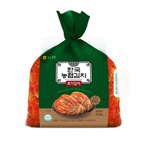 [농협식품] 한국농협김치 포기김치 2.5kg, 포기김치 2.5kg x 1개, 1개