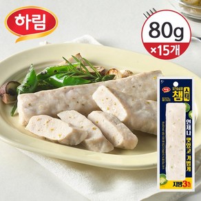 하림 [냉장] 챔스틱 할라피뇨 80g 15개