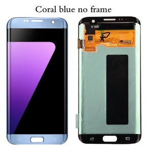 삼성 호환 갤럭시 S7 Edge G935 G935F SM-G935FD LCD 디스플레이 용 AMOLED 터치 스크린, [05] Blue No Fame, 한개옵션1