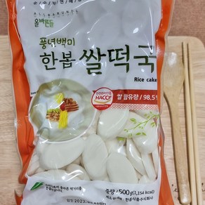 5분마켓 한봄 풍년백미 쌀떡국떡 500g, 1개