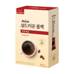 맥심 오리지날 블랙 믹스 커피(100T), 100개입, 2.7g, 1개