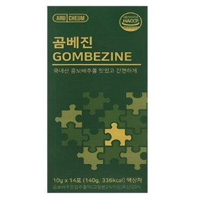 아르채움 곰베진 10g X 14포 1박스 곰보배추 423539, 140g