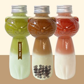 [소행섬] 스마일 캣 PET 보틀 500ml, 5개입, 투명