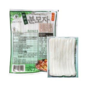 다원식품 떡볶이 분모자 당면 일자형 250g, 25개