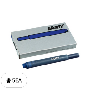 LAMY 만년필용 잉크 카트리지, 블루블랙, 5개